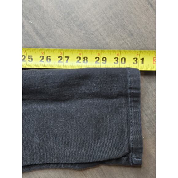 Lauren Jeans Co. Ralph Lauren Women's 12 Classic Straight Black High Rise Denim - Picture 8 of 9